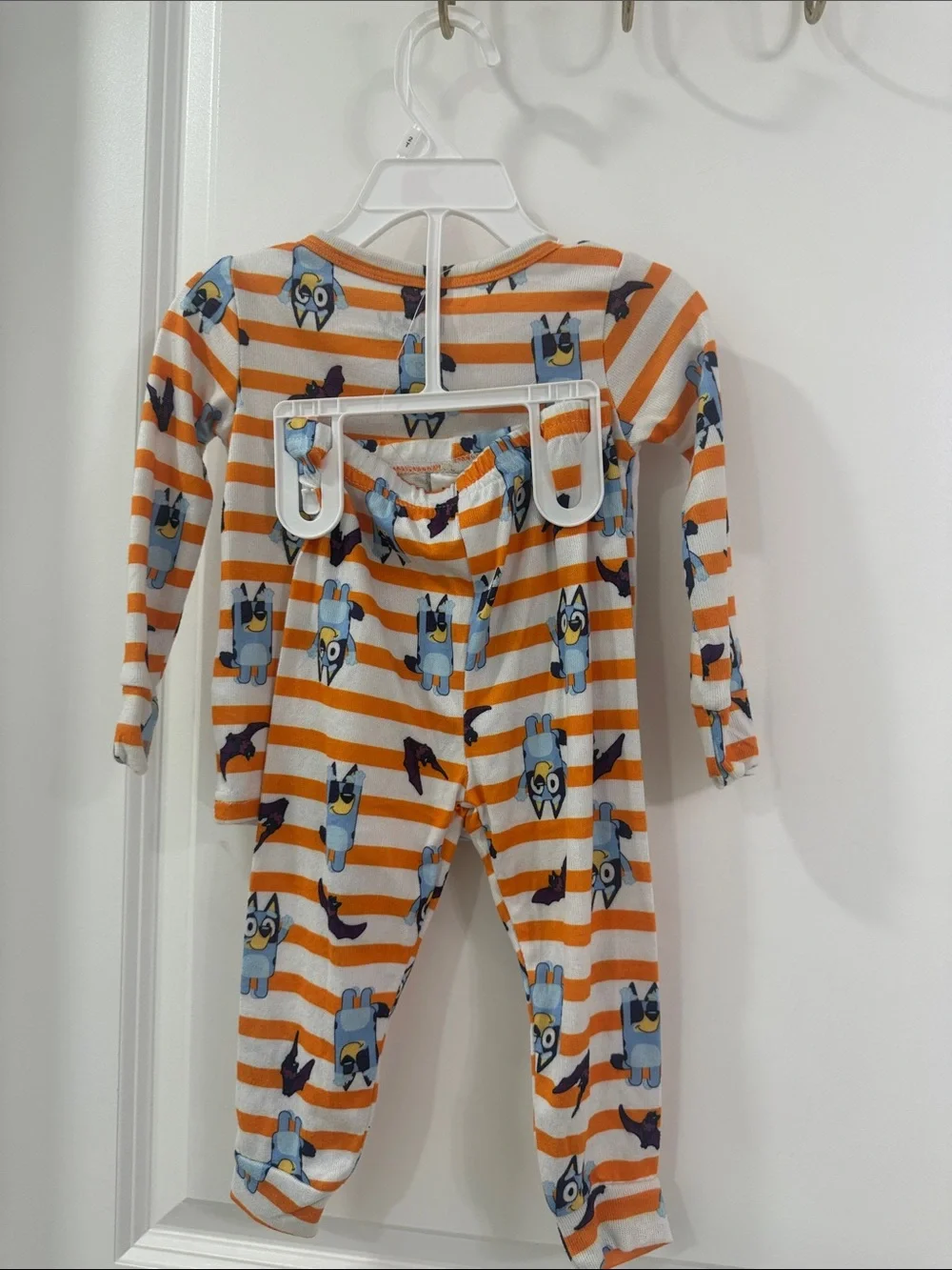 Kids Halloween Bluey Pajama Set with Pumpkin 